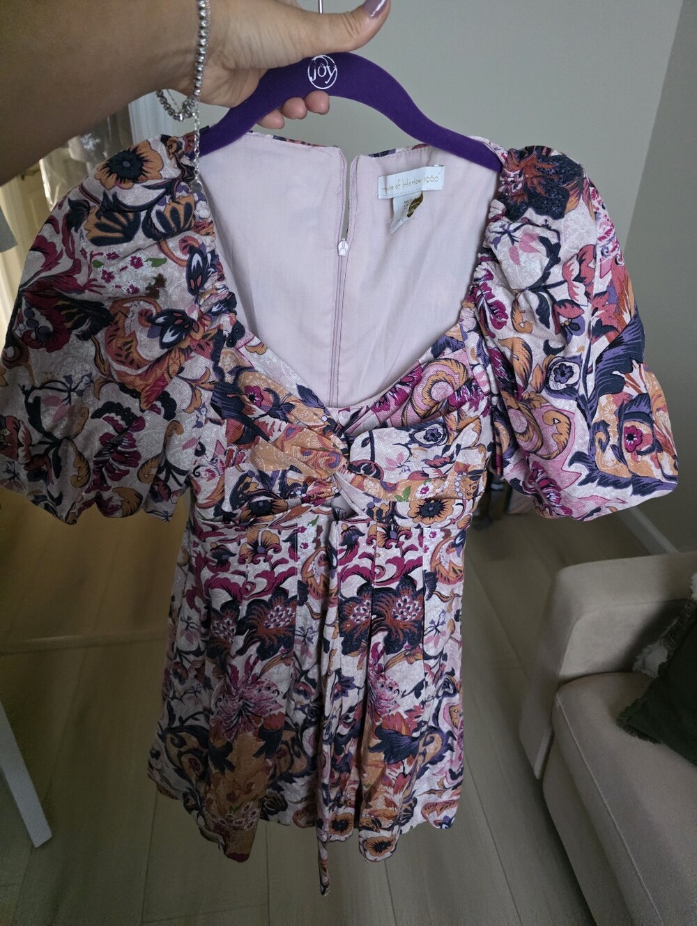 House Of Harlow Floral Mini Dress